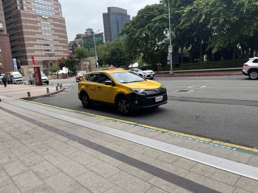 台北市内のタクシー