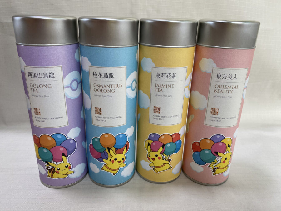 ピカチュウデザインの台湾茶