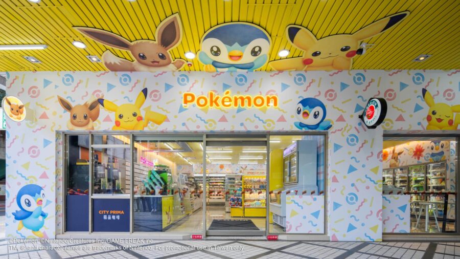 台北市ポケモンコラボ店（7-ELEVEN中寧門市）