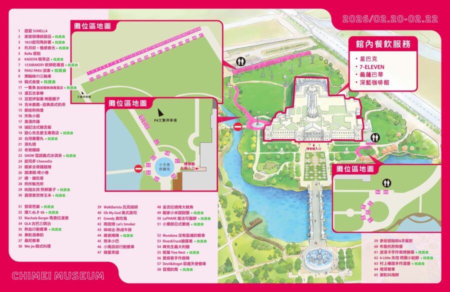奇美博物館屋台マップ