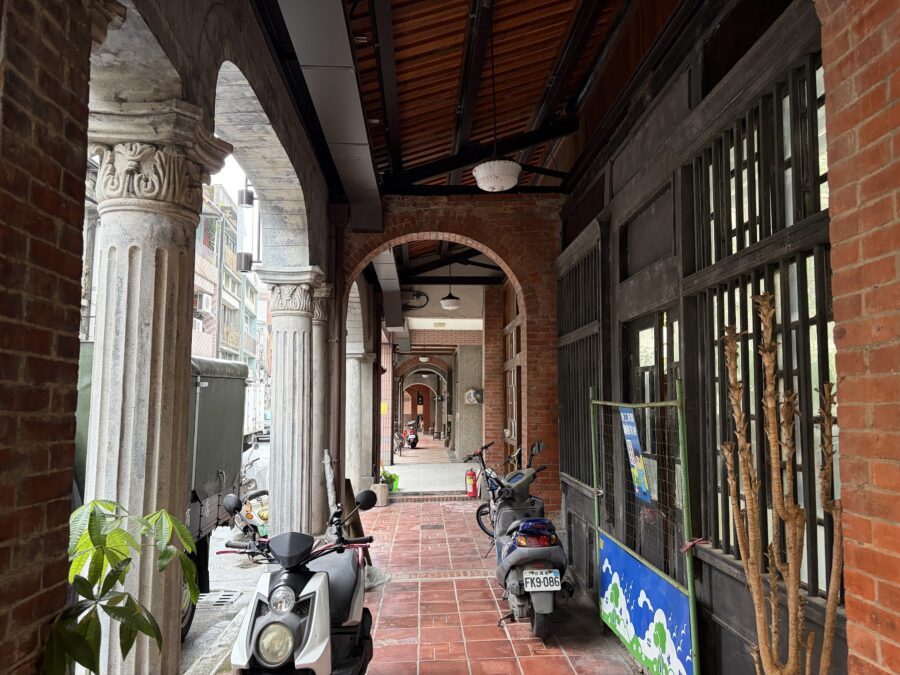 新南老街（中山老街）の騎楼