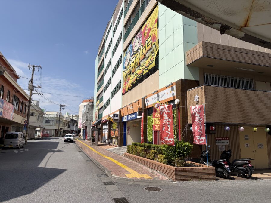 グリーンベル商店街のパチンコ屋